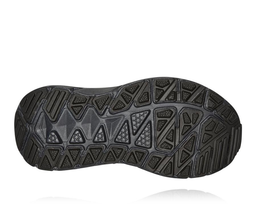 Hoka One One Womens Hiking Boots - Stinson Mid GORE-TEX - Black - LUKA16459